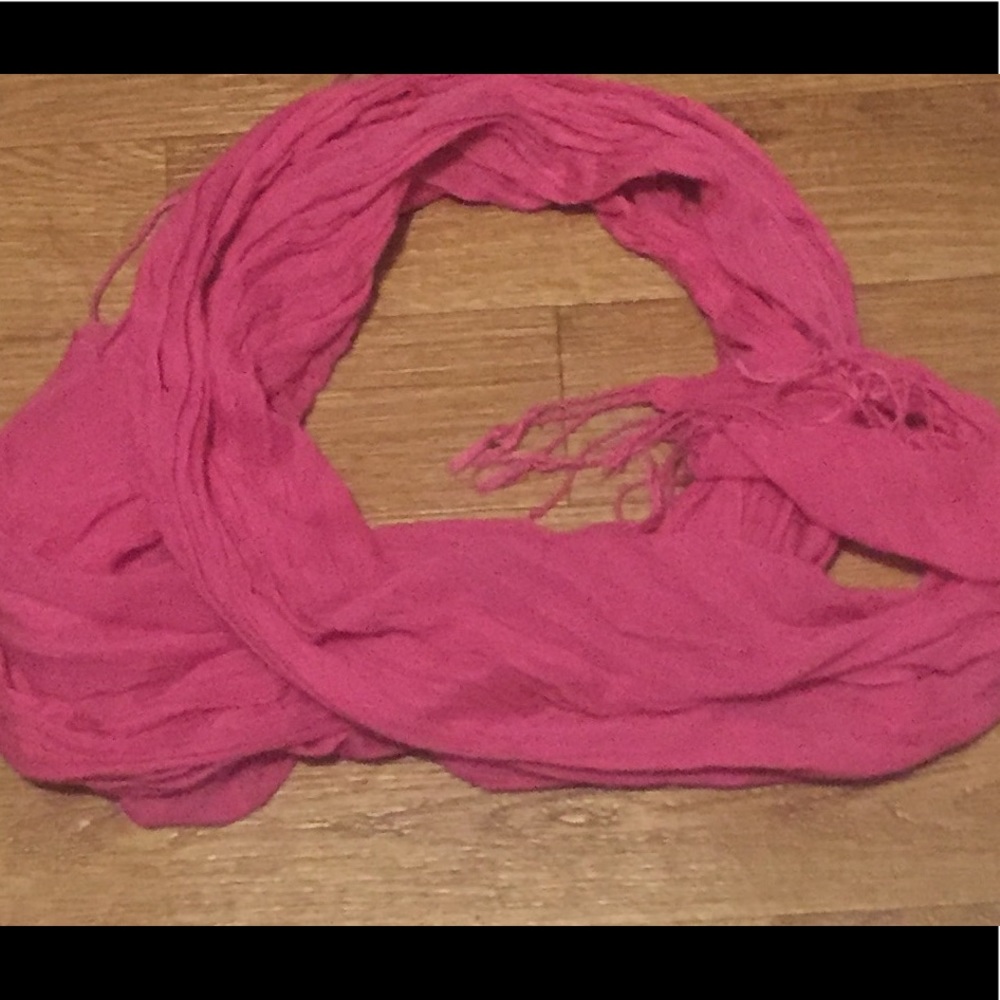 Pink scarf
